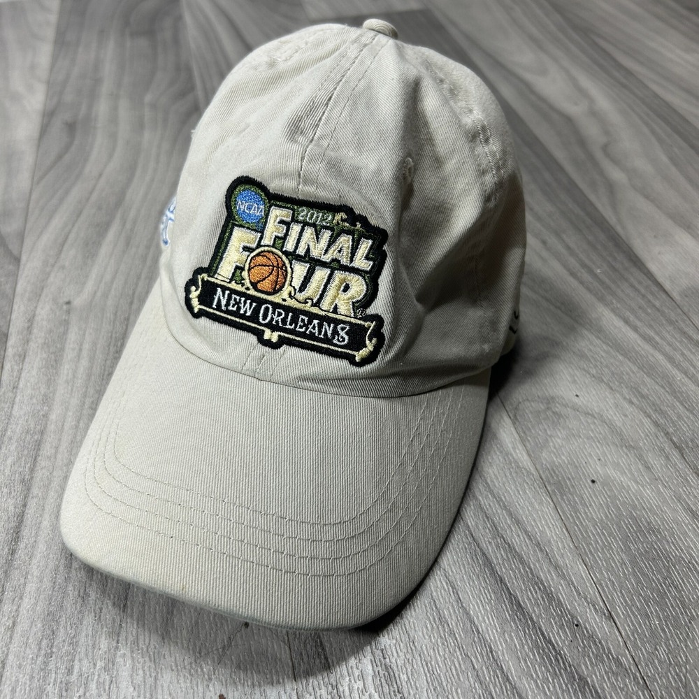 NCCA Final Four 2012 New Orleans Baseball Cap Unisex Beige‎ VGUC Adjustable